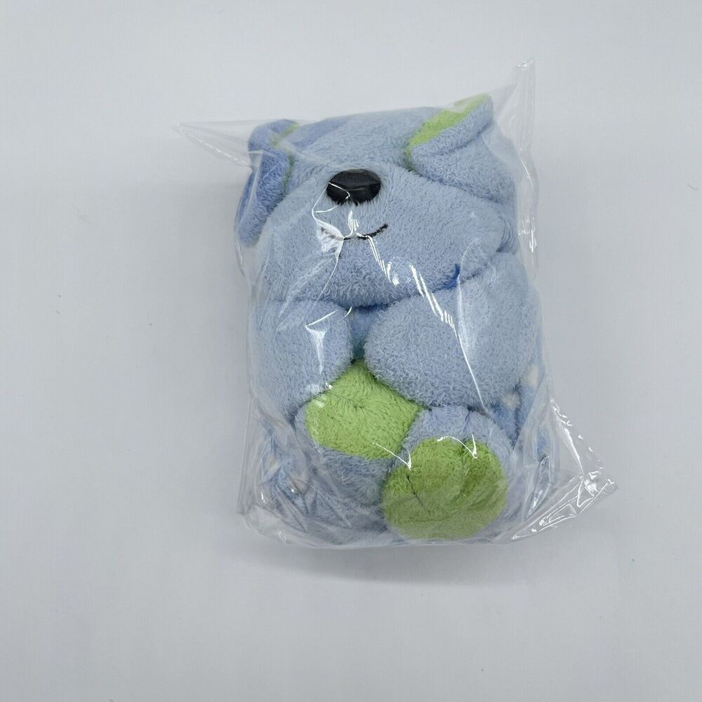 Carters Prestige Toy 7" Blue Green Polka Dot Puppy Dog Baby Plush Barking - Picture 9 of 9